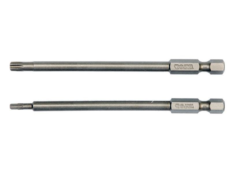 Набір біт Torx Security T10, T25 YATO YT-0490, 100 мм, 1/4", 2 шт
