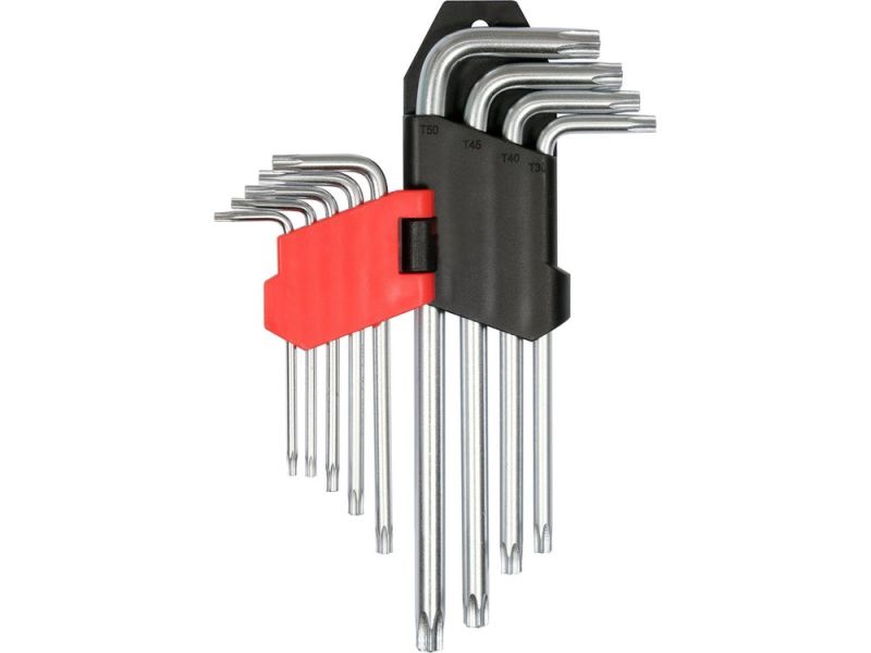 Набор ключей TORX SECUR YATO YT-0511, T10-T50, 9 шт