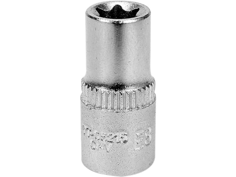 Головка торцева Torx E8 1/4" YATO YT-05215, E-профіль, CrV