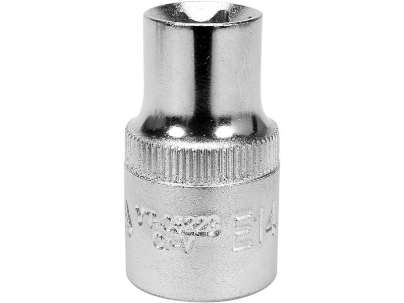 Головка торцева Torx E14 1/2" YATO YT-05223, зовнішня зірка (E-профіль)