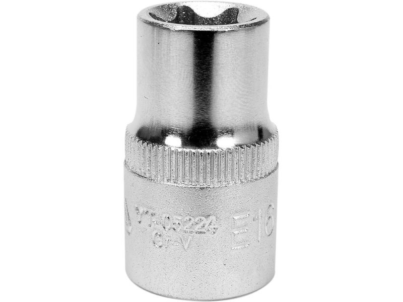 Головка торцева Torx E16 1/2" YATO YT-05224, E-профіль, CrV