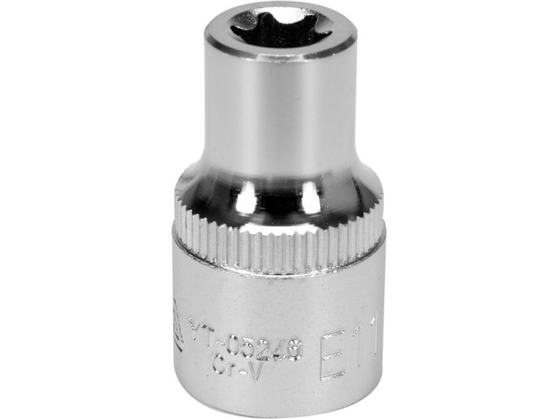 Головка торцевая Torx E11 1/2" YATO YT-05246, наружная звезда (E-профиль)