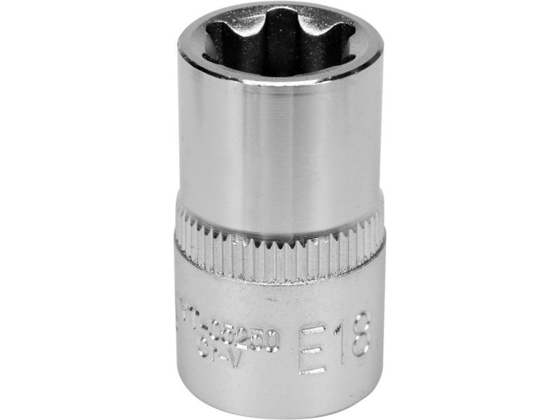 Головка торцева Torx E18 1/2" YATO YT-05250, E-профіль, CrV