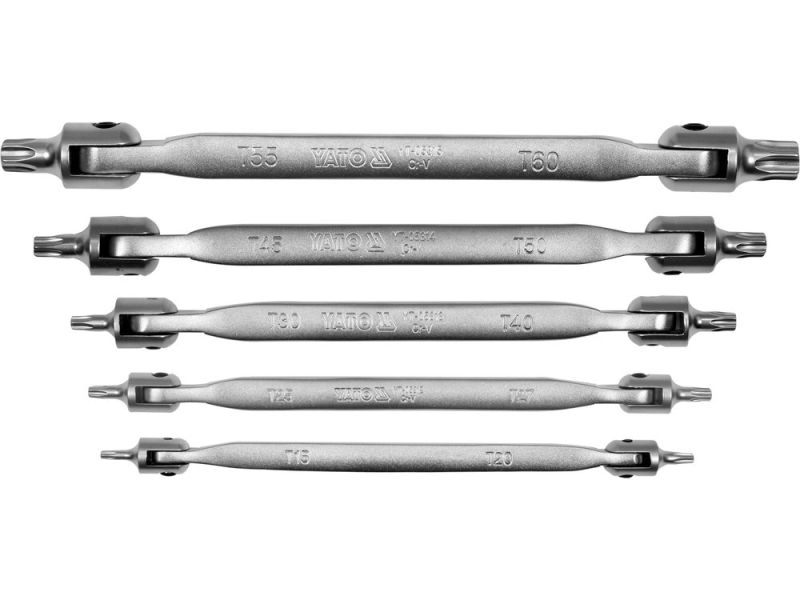 Набор ключей TORX карданных YATO YT-05320, 5 шт