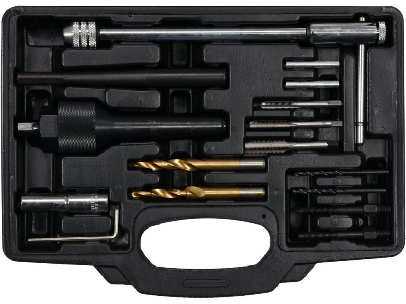 Набор для демонтажа сломанных свечей накала YATO YT-05342, 3/8", 16 предметов