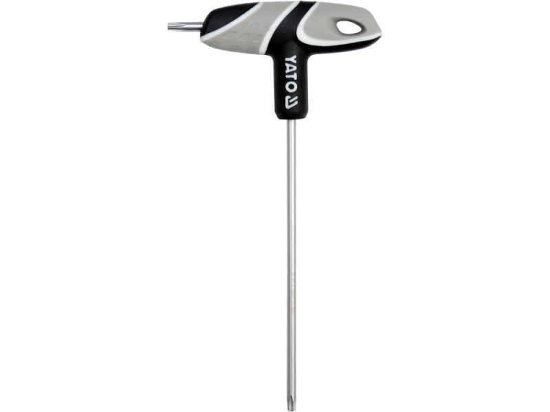 Ключ TORX SECUR T20 Т-подібний з рукояткою YATO YT-05605
