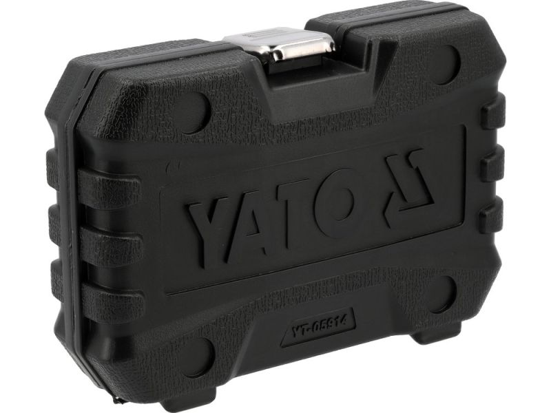 Набір подовжених головок для видалення зломаних болтів YATO: квадрат 3/8, 11 елем. (YT-05914)