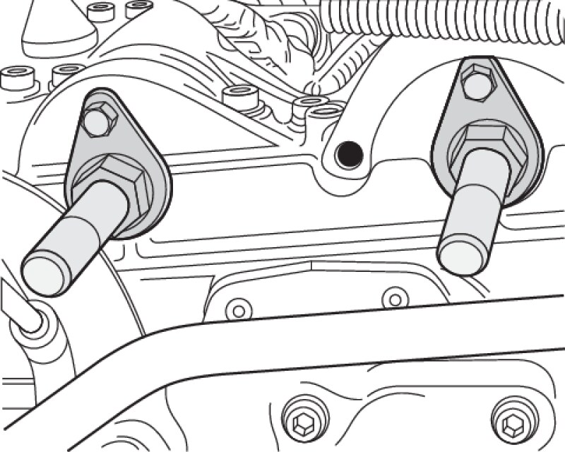 Набір блокувань ГРМ VW, Seat, Škoda 1.2 YATO YT-06012, 4 предмети