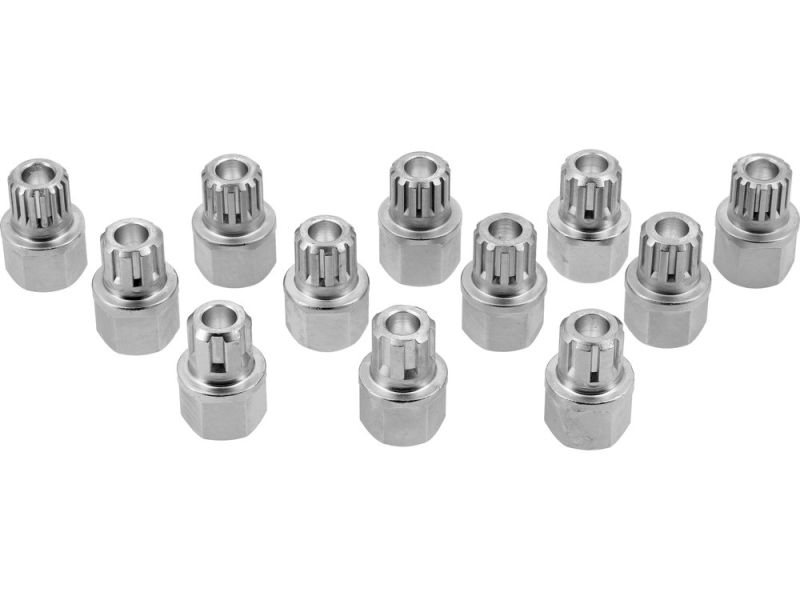 Набор головок для секретных болтов VAG 1/2" YATO YT-060394, 12 предметов, CrMo