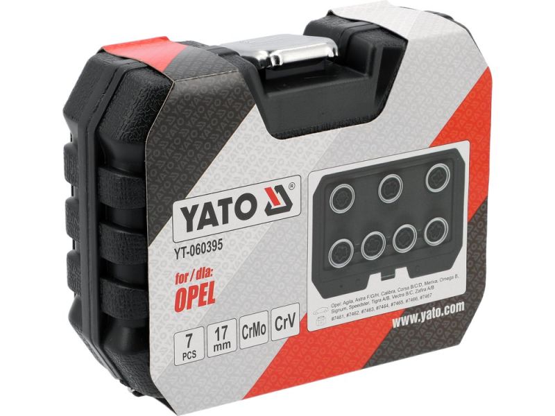 Набір головок торцевих Opel YATO YT-060395, 17 мм, 7 шт