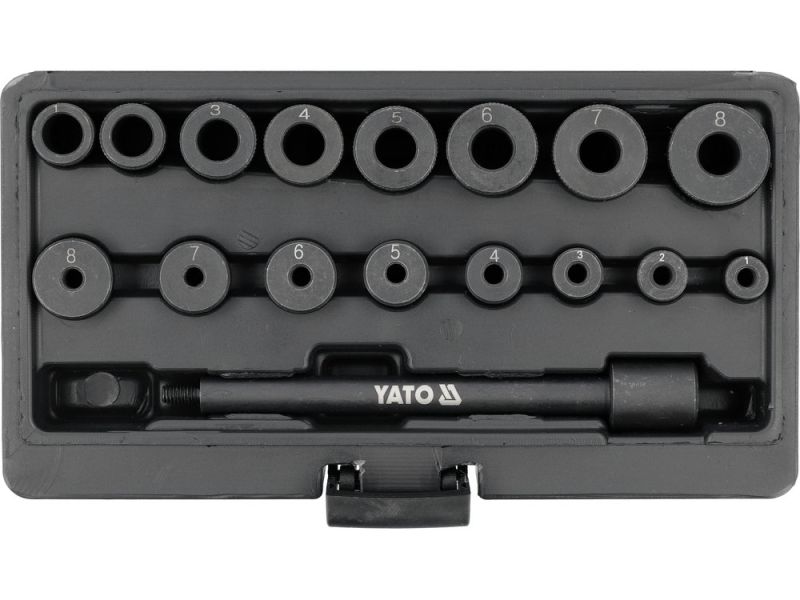 Набор для центровки диска сцепления YATO YT-06310, 17 предметов