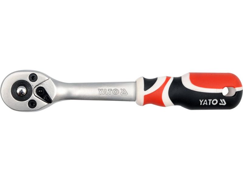 Тріскачка 1/4" вигнута YATO YT-0730, PP+TPR, 155 мм