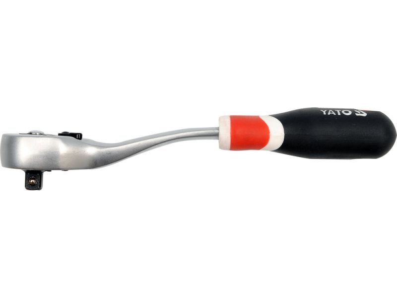 Тріскачка 1/4" вигнута YATO YT-0730, PP+TPR, 155 мм