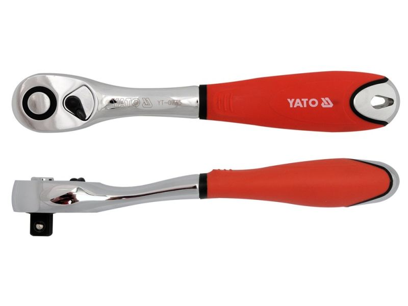 Тріскачка вигнута 1/2" YATO YT-0735, метал-гума