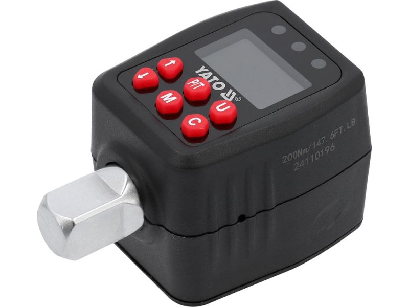 Адаптер-переходник моментный YATO YT-07535, 1/2", 10-200 Н·м, LCD