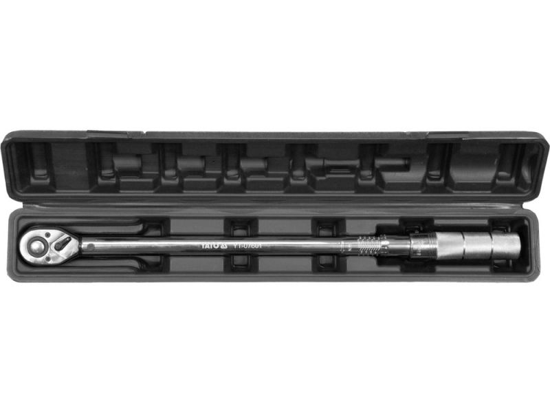 Ключ динамометричний YATO : квадрат 1/2", F= 65- 335 Нм, L= 518-540 мм (YT-07601)