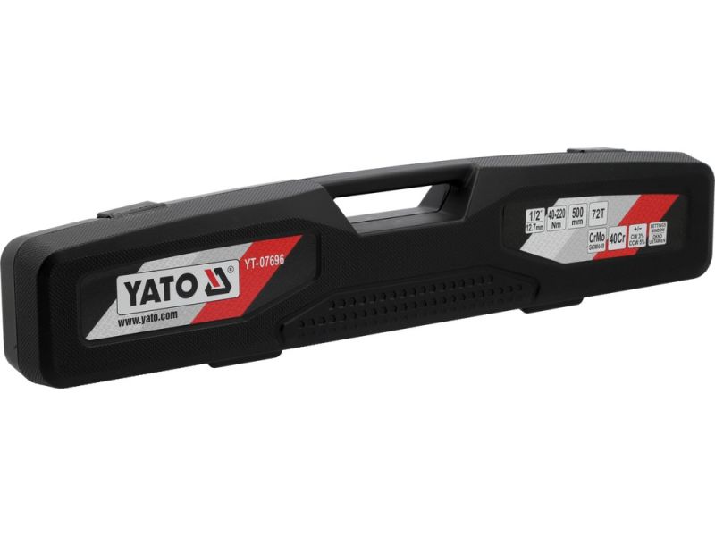 Ключ динамометрический щелчковый со шкалой 1/2" YATO YT-07696, 40-220 Н·м