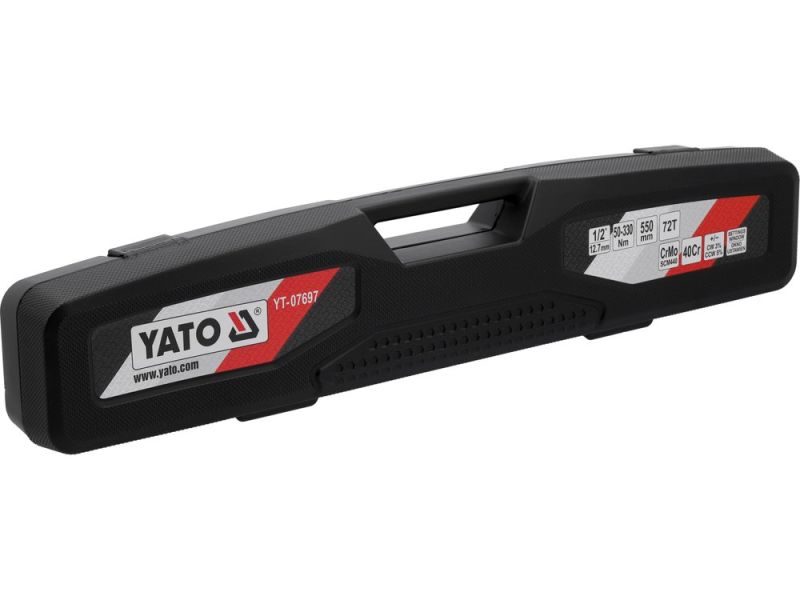 Ключ динамометричний тріскачковий зі шкалою 1/2" YATO YT-07697, 50-330 Н·м
