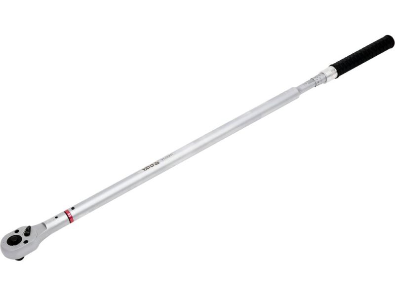 Ключ динамометрический YATO: квадрат 3/4", F=150-800 Нм, L=1155-1175 мм (YT-07711)