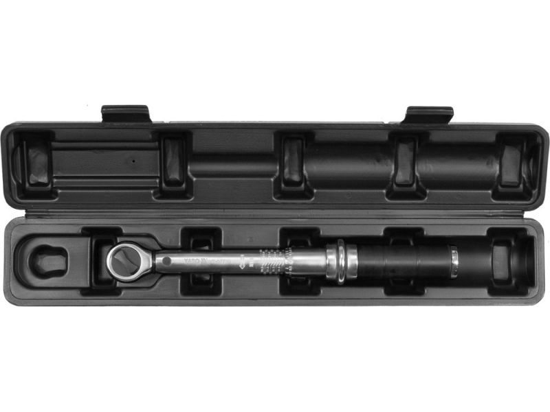 Ключ динамометрический YATO: квадрат 3/8", F=6-30 Нм, L=295-316 мм (YT-07730)