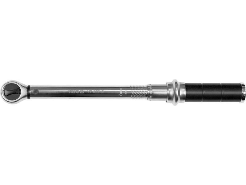 Ключ динамометрический YATO: квадрат 1/2", F=10-60 Нм, L=260-385 мм (YT-07740)