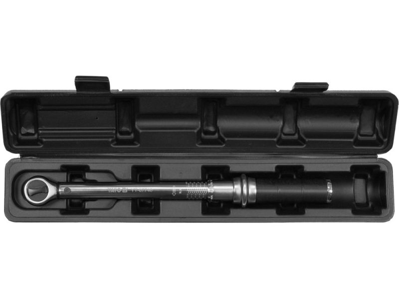 Ключ динамометрический YATO: квадрат 1/2", F=10-60 Нм, L=260-385 мм (YT-07740)