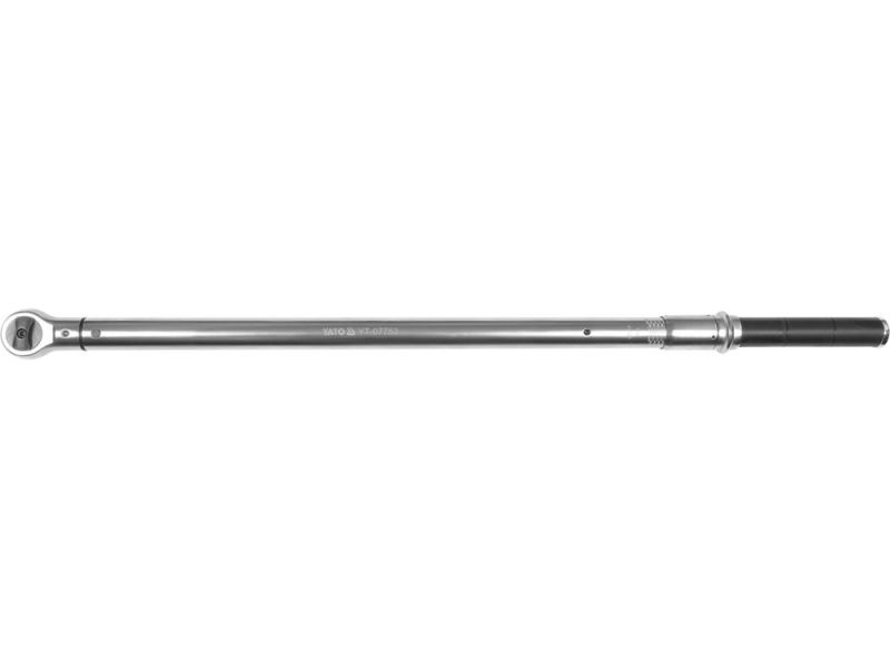 Ключ динамометрический YATO: квадрат 3/4", F=200-1000 Нм, L=1030-1050 мм (YT-07753)