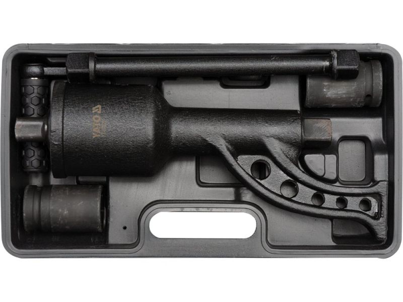 Вороток з редуктором YATO : квадрат 1, F= 5800 Нм, L= 380 мм (YT-07822)