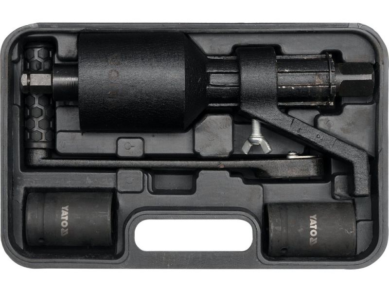 Вороток з редуктором YATO : квадрат 1", 2 швидкості. F= 4200 Нм, L= 330 мм (YT-0782)