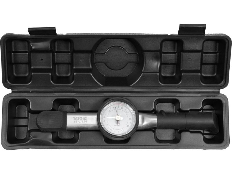 Ключ динамометричний з циферблатом YATO YT-07830, 1/4", 0,5-5 Н·м