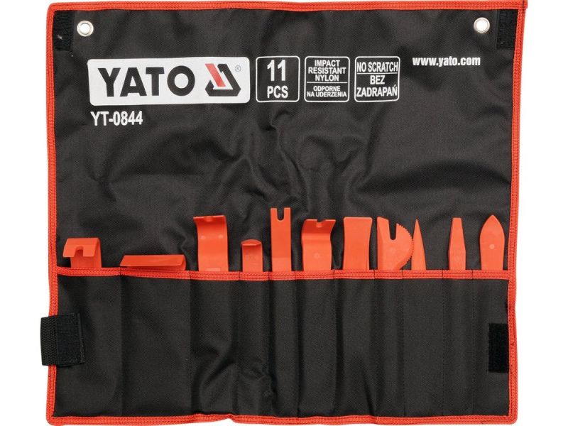 Знімачі оббивки салону YATO YT-0844, набір 11 шт, нейлон