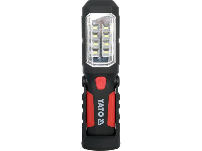 Світильник для майстерні 2-в-1 YATO YT-08513, 280 лм, 8+1 LED, 3xAA