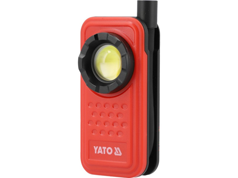 Ліхтар ручний робочий складаний YATO YT-08554, 600 лм, IP65, акумулятор