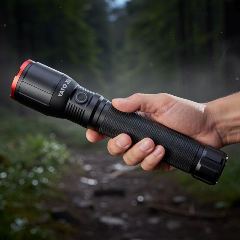 Ліхтар ручний акумуляторний YATO YT-085607, 5000 лм, 50 Вт, COB, 9xAA