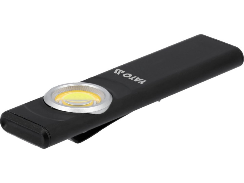 Фонарь ручной аккумуляторный YATO YT-085608 MINI SLIM, 500 лм, магнит