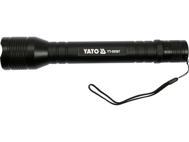Ліхтар ручний YATO YT-08567, 1000 лм, 10 Вт, зум, 4xC/R14