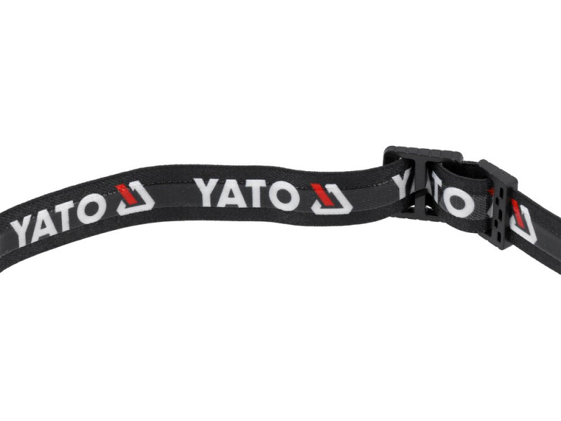 Фонарь на лоб диодный YATO; живл. Li-Po аккумул 3,7В, 0,35 АГод, 6 режимов, расстояние 85/50/30/20 м (YT-085944)