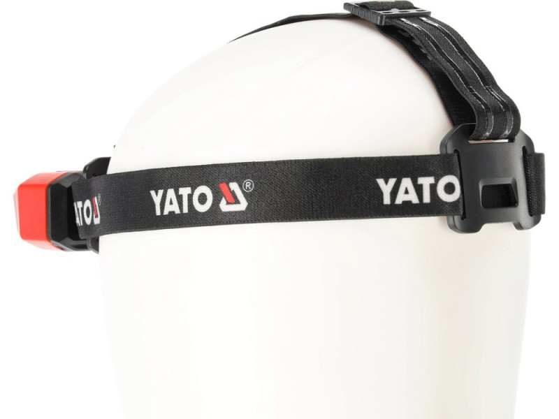 Фонарь налобный аккумуляторный YATO YT-08594, 800 лм, IP54, 2200 мА·ч