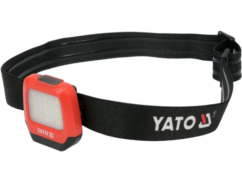 Ліхтар налобний 2 в 1 YATO YT-08598, 200 лм, акумулятор, датчик руху