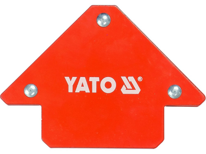 Кутники магнітні для зварюв YATO: кут: 45°, 90°, 135°, 2- 4.5 кг, 43х72х12мм, 4- 11,5кг, 82х118х14мм (YT-08679)