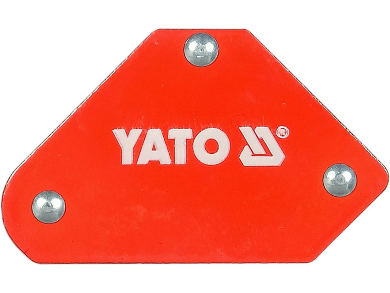 Кутники магнітні для зварюв YATO: кут: 45°, 90°, 135°, 2- 4.5 кг, 43х72х12мм, 4- 11,5кг, 82х118х14мм (YT-08679)