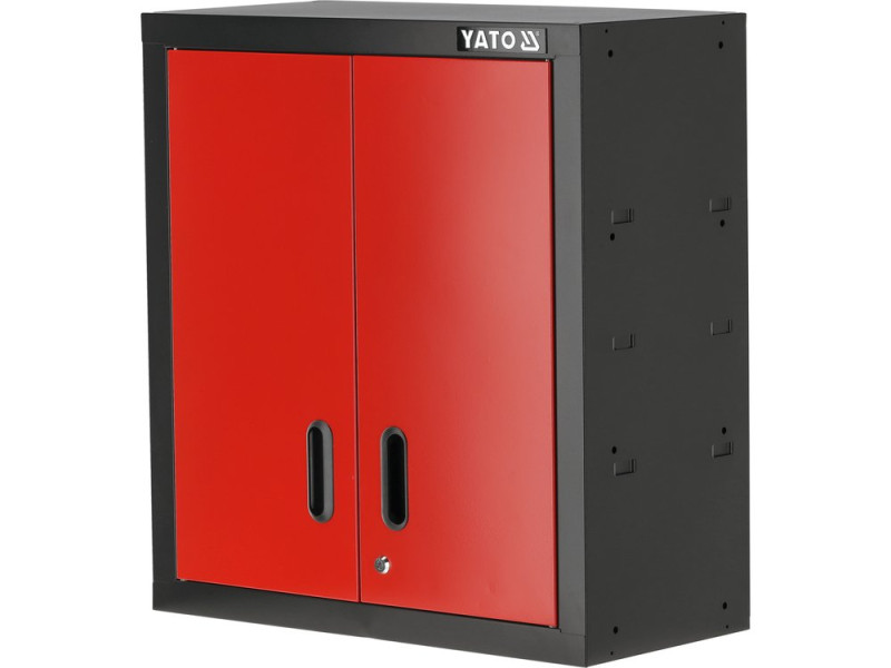 Шафа настінна для майстерні YATO 660 x 305 x 712 мм, 2 дверей і 2 ключа (YT-089351)
