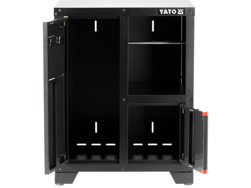 Шафа для майстерні YATO 660х 457х 863 мм з кошиком для сміття, регульовані ніжки [1]
