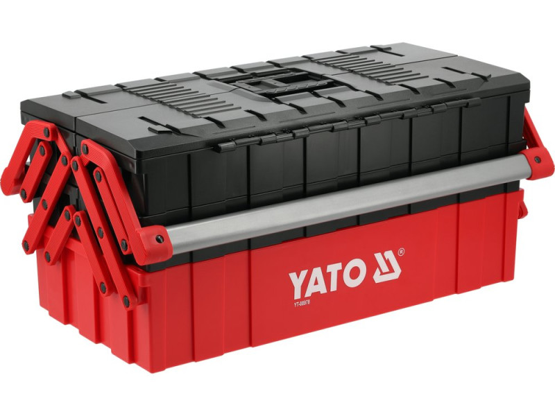Ящик для інструменту розсувний YATO з 5 лотками пластиковий 460х 265х 208 мм (YT-08978)