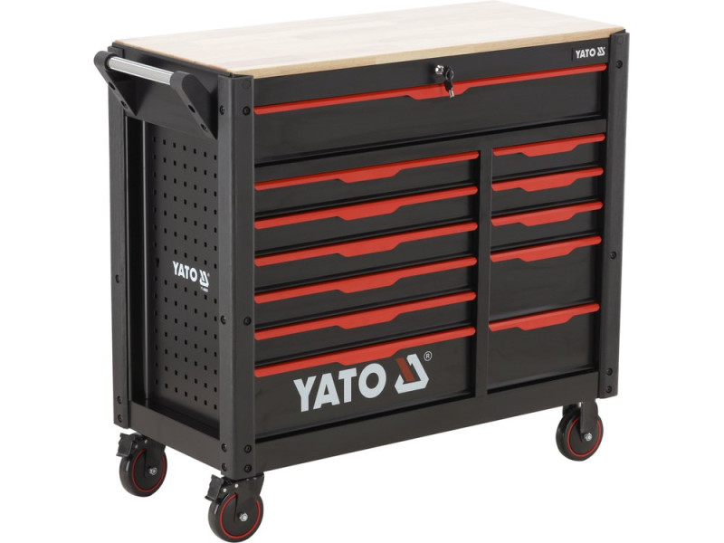 Тумба инструментальная YATO YT-09005, 12 ящиков, 1125×1000×480 мм