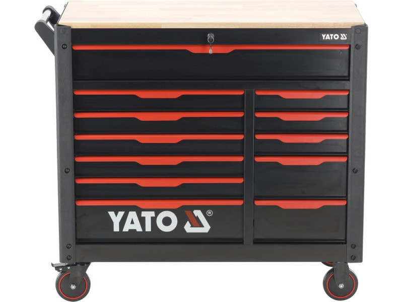 Тумба инструментальная YATO YT-09005, 12 ящиков, 1125×1000×480 мм