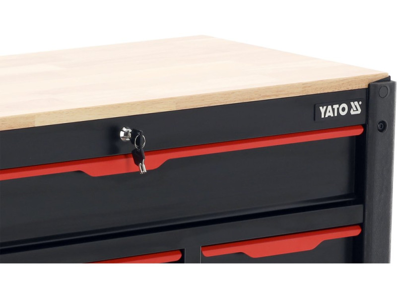 Тумба инструментальная YATO YT-09005, 12 ящиков, 1125×1000×480 мм