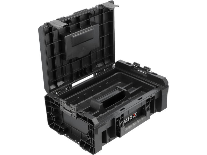 Ящик для інструментів модульний TC12 S12 YATO 450x332x170 мм, пластиковий корпус (YT-091844)