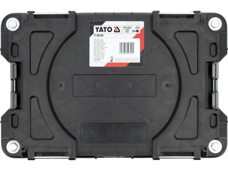Платформа на 4 колесах для ящикової системи S12 YATO 507x326x143 мм (YT-09190)