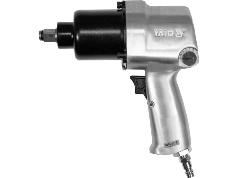 Гайковерт пневматический ударный 1/2" 1000 Н·м YATO YT-09528